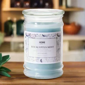 Apothecary Candle - 15 oz - Eucalyptus Mint