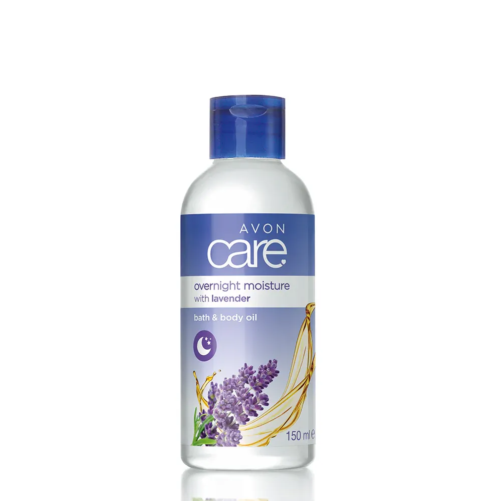 Avon Care Lavender Overnight Moisture Bath & Body Oil - 150ml