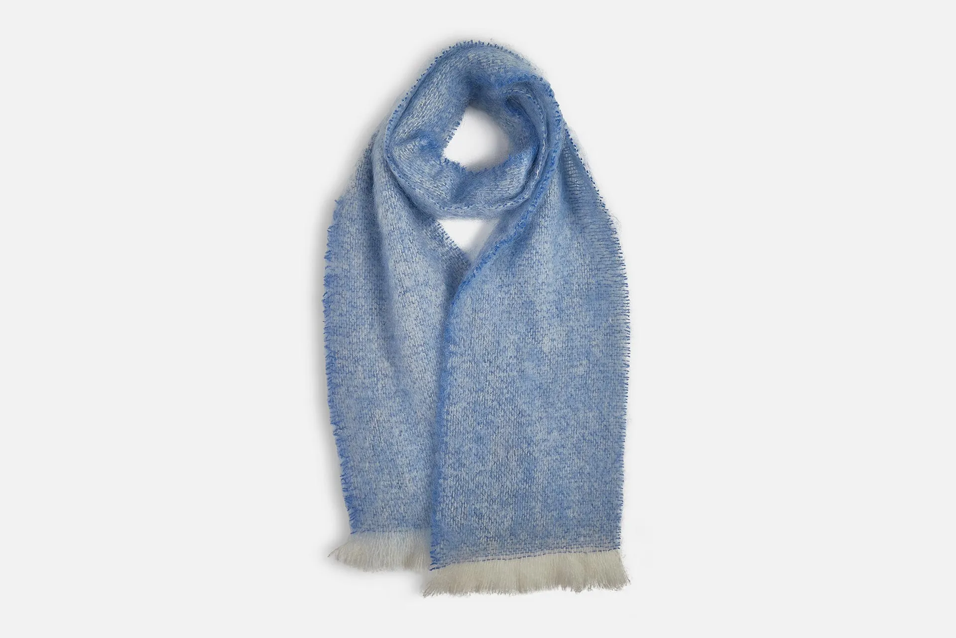 Azure Mooneen Mohair Scarf