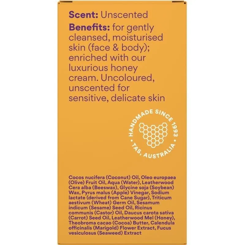 Beauty & the Bees Moisture Cream Real Soap Bar 120g - Honey & Olive Oil