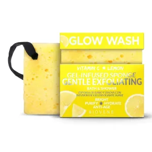 Biovene Glow Wash Gentle Exfoliating Vit C & Lemon Gel-Infused Sponge 75GM