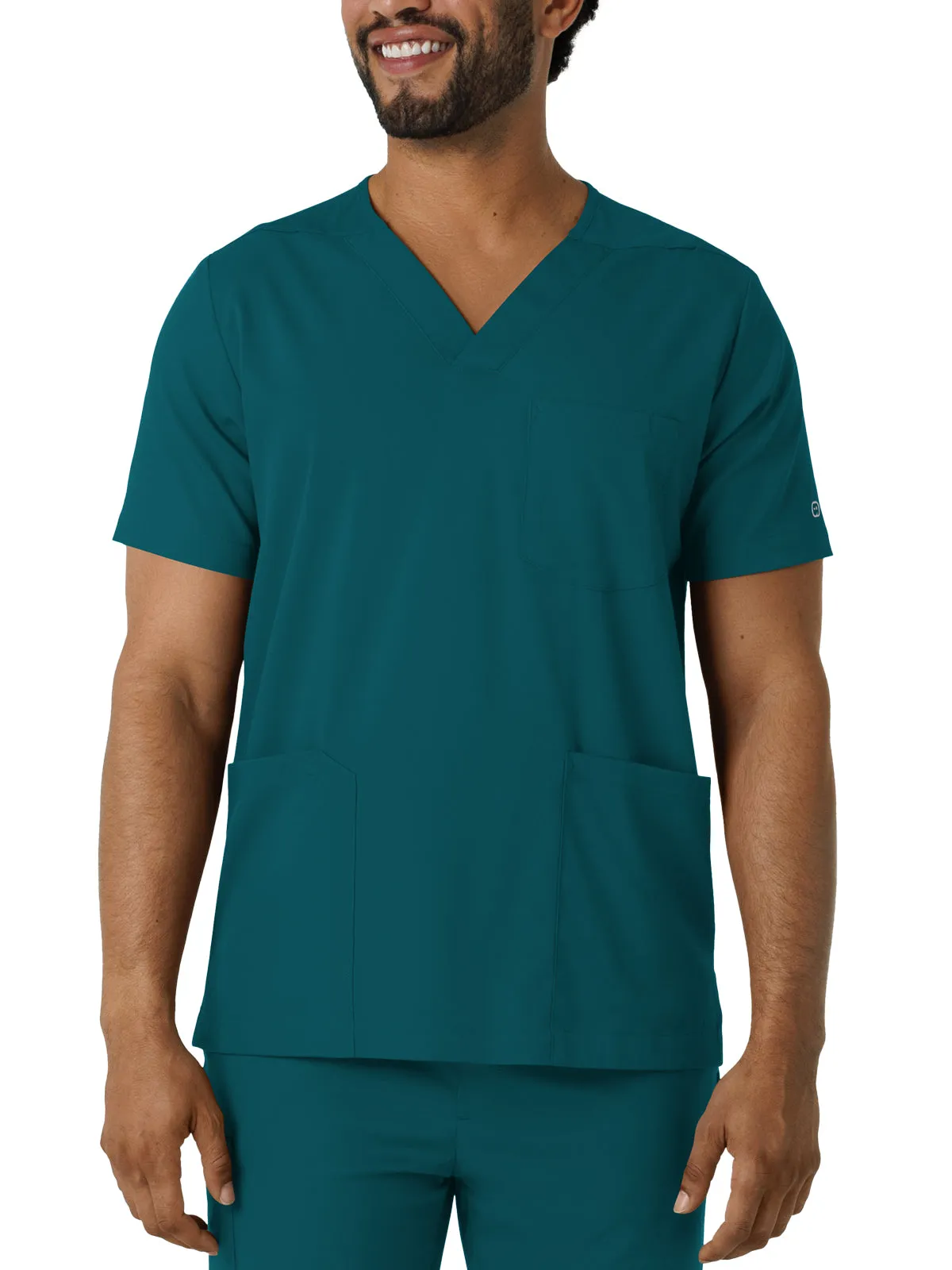 Boundless - Men's Multi Pocket V-Neck Scrub Top (1)