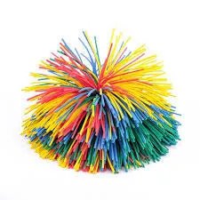 Calming Fidget Kit (Bundle of Isoflex, Tangle Jr. Classic, & Rainbow Pom Ball)