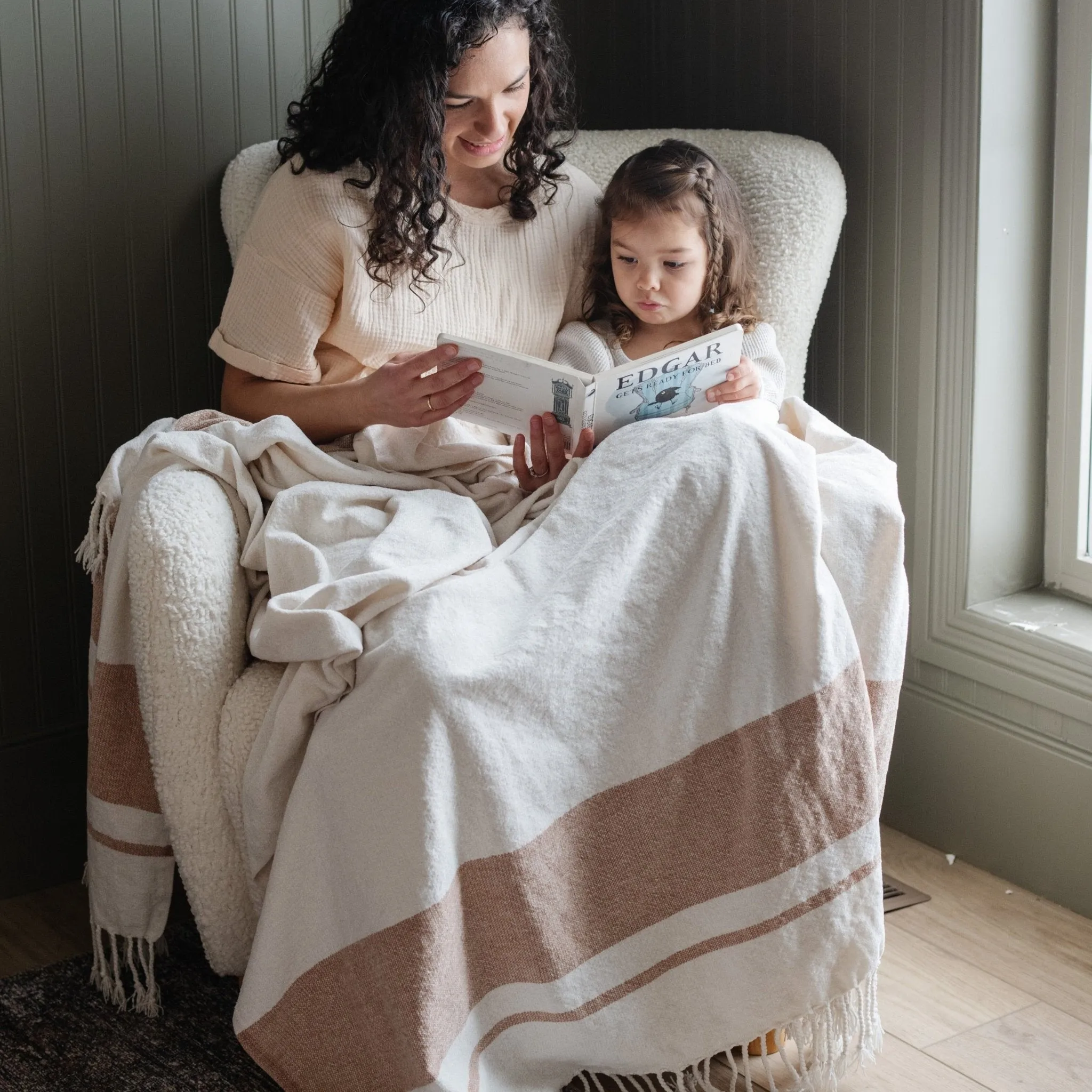 CHENILLE FRINGE XL THROW BLANKETS