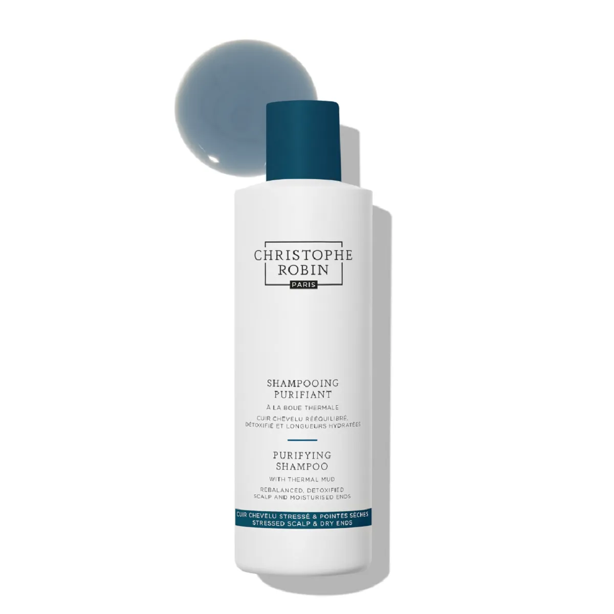 Christophe Robin Purifying Shampoo with Thermal Mud for Stressed Scalp & Dry Ends