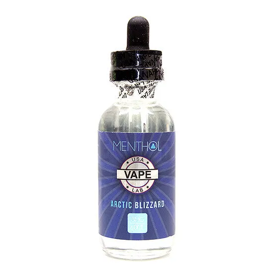 Crisp Menthol (Arctic Blizzard) - USA Vape Lab E-Juice (100 ml)