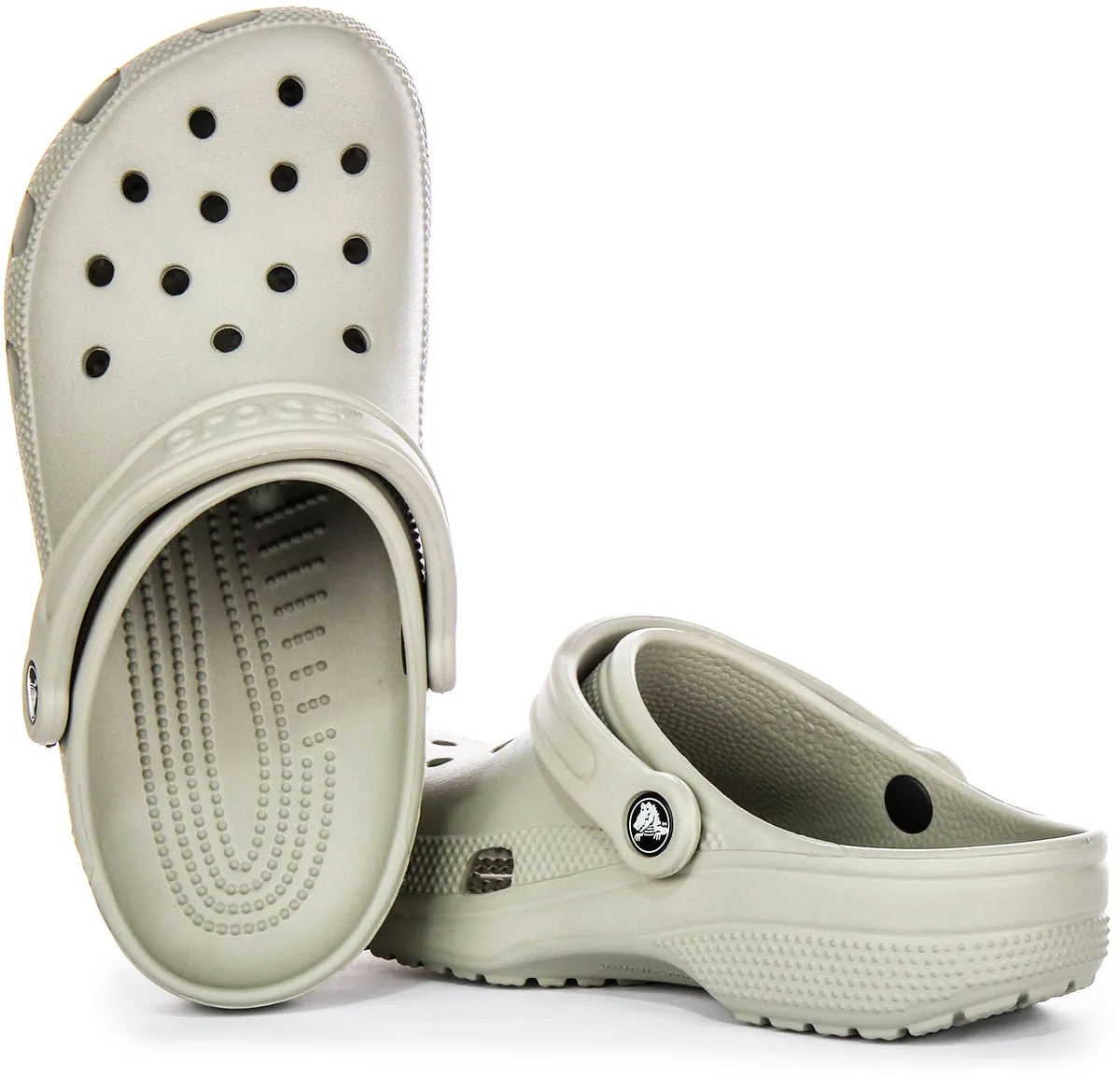 Crocs Classic Clog In Light Grey