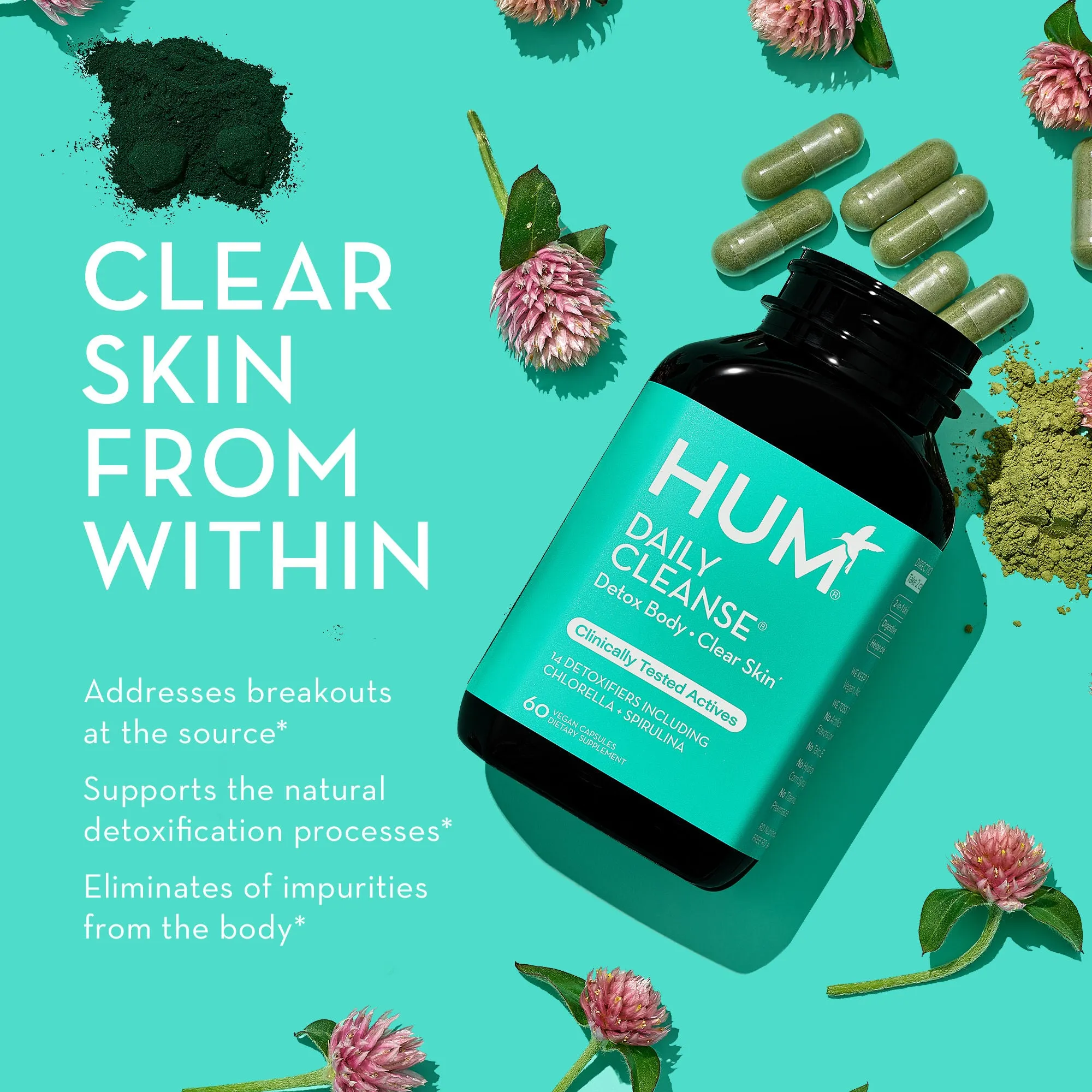 Daily Cleanse Clear Skin and Acne Supplement