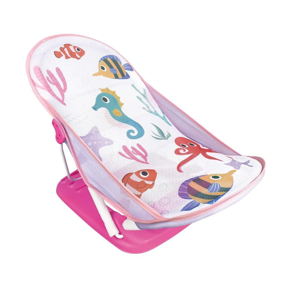 Deluxe Pillow-Free Baby Shower Chair  Baby Bather With 3-Position Recline