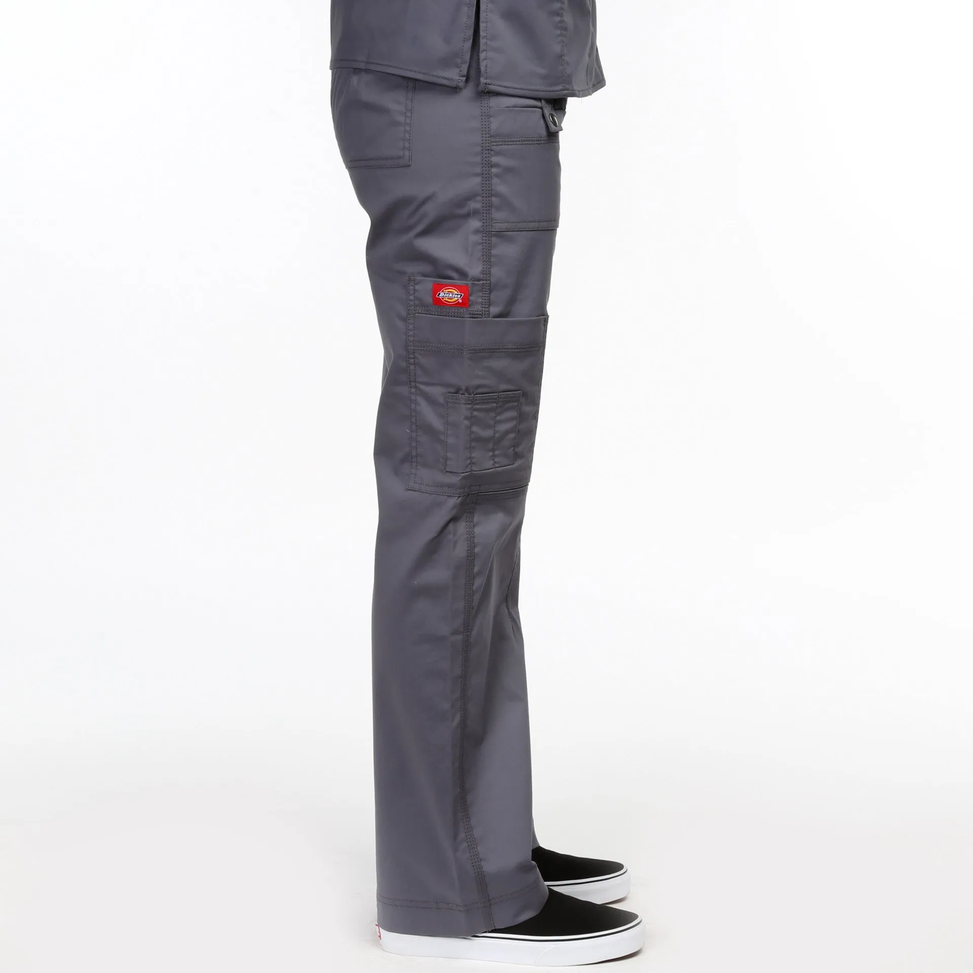 Dickies Jr. Fit Low-Rise Drawstring Cargo Pant - Pewter