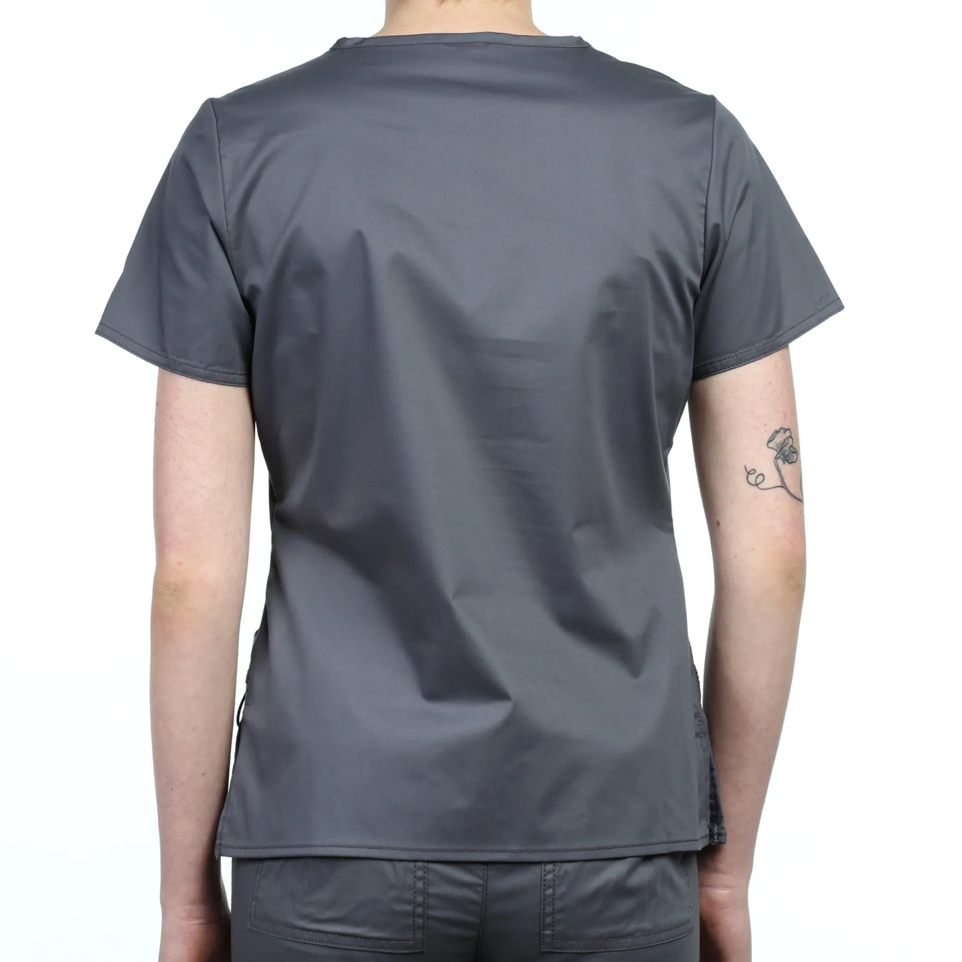 Dickies "Youtility" Jr. Fit V-Neck Top - Pewter