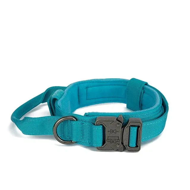 Durable Tactical Dog Collar & Leash