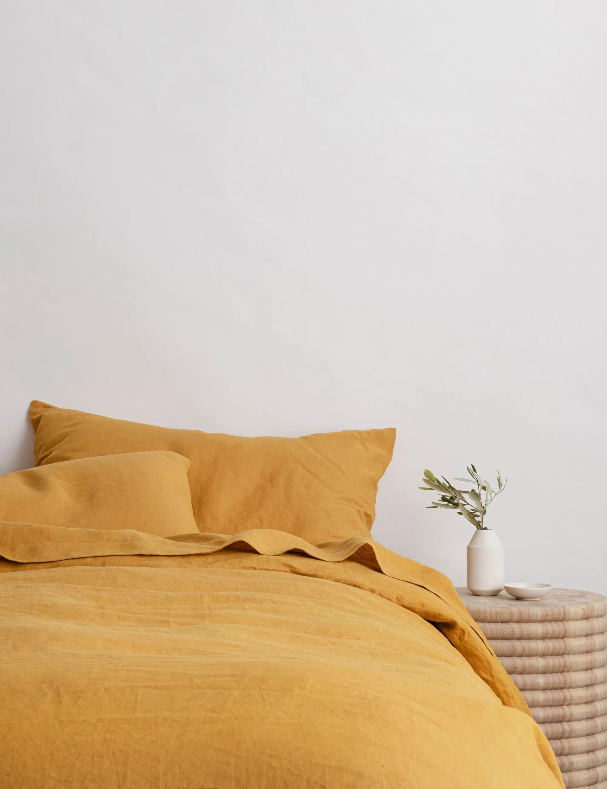 European Flax Linen Flat Sheet by Cultiver