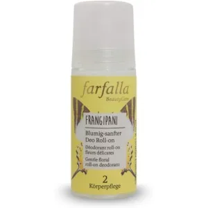 Frangipani, Gentle Floral Roll-On Deodorant, 50 ml, Farfalla