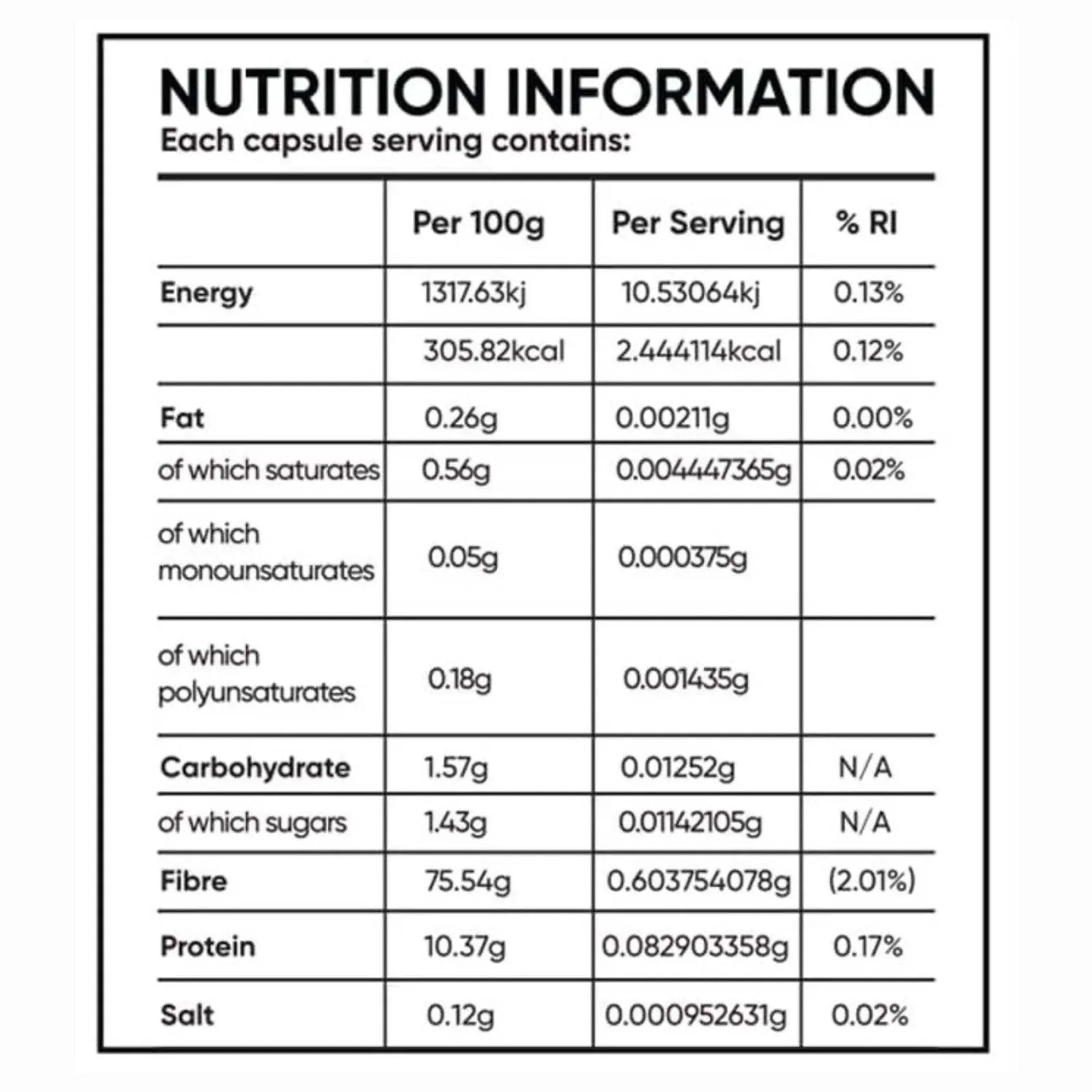 FRIEND OF DOROTHY BOTTOM, Fiber Supplement, 90 capsules