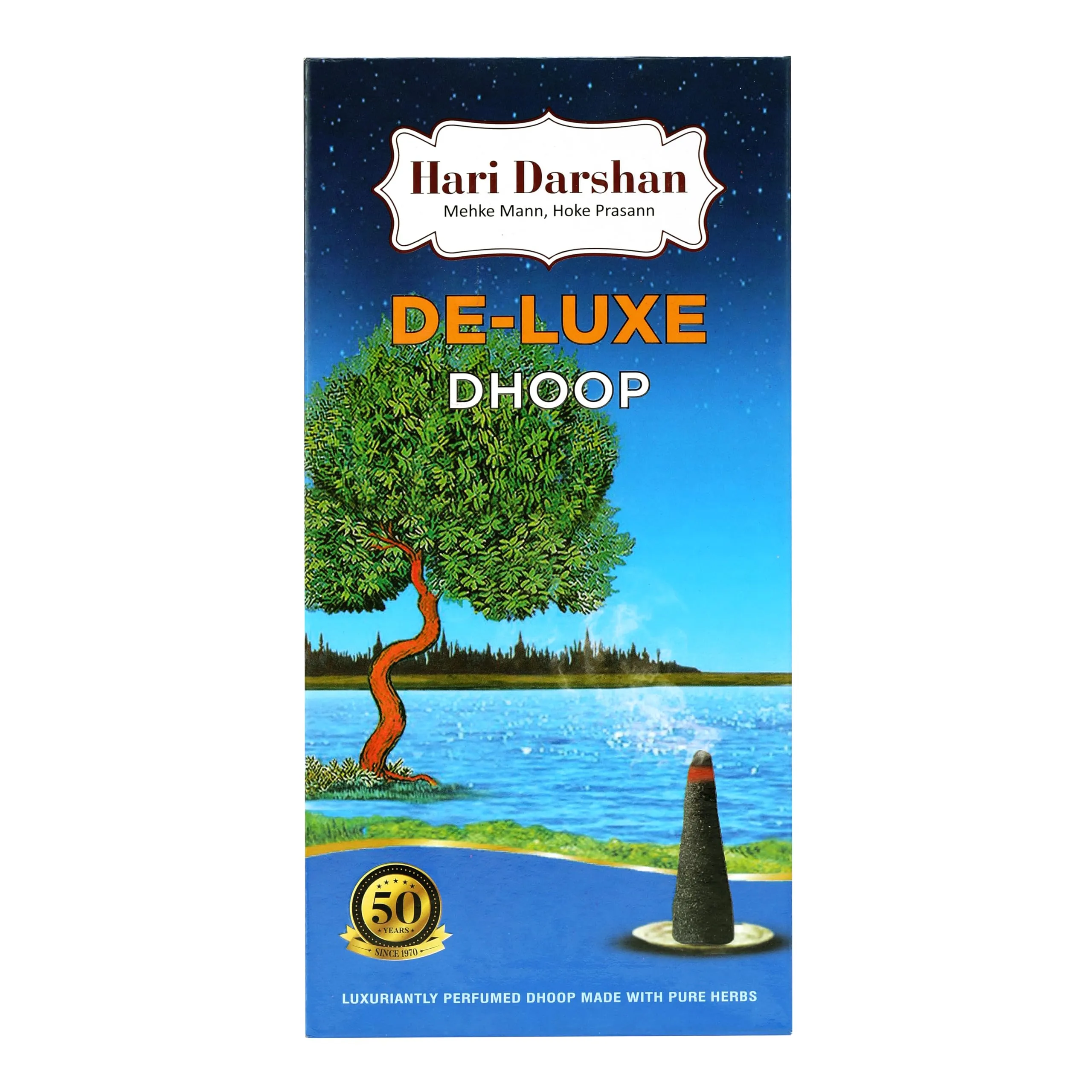 Hari Darshan Deluxe Dhoop - 240 Sticks | Non-Toxic Herbal Wet Dhoop | Pack of 12-20 Sticks in Each