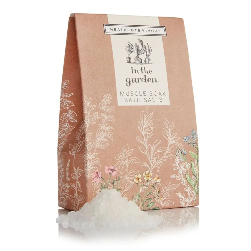 Heathcote & Ivory 200g In The Garden Muscle Soak Bath Salts