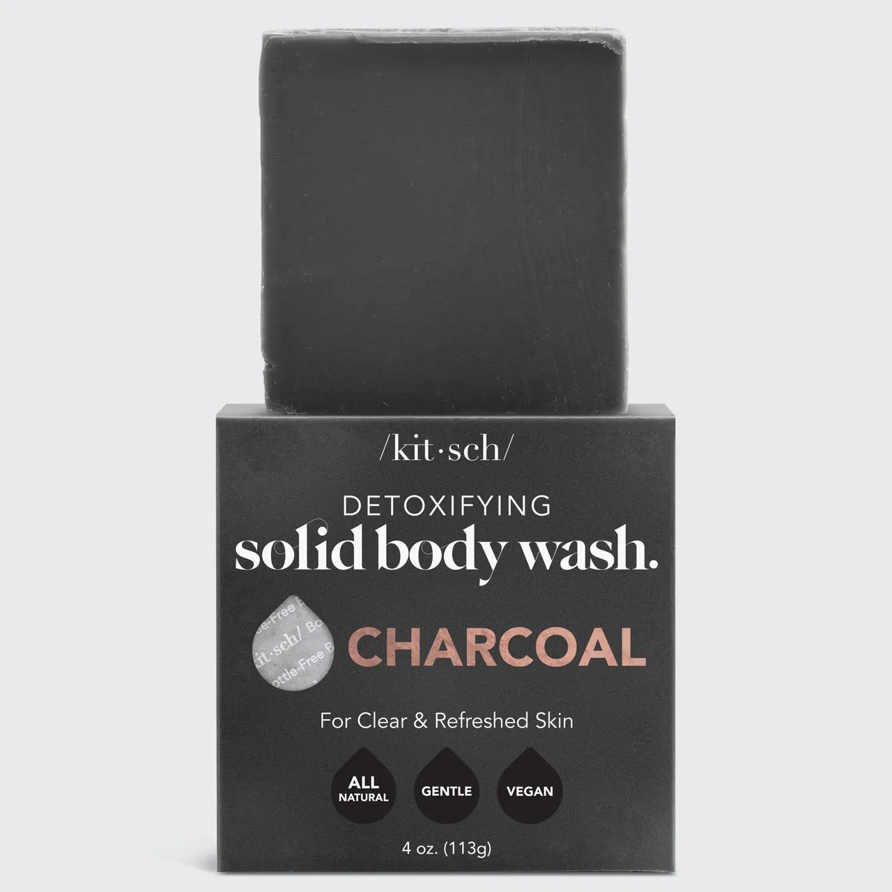 Kitsch Charcoal Detoxifying Body Wash Bar