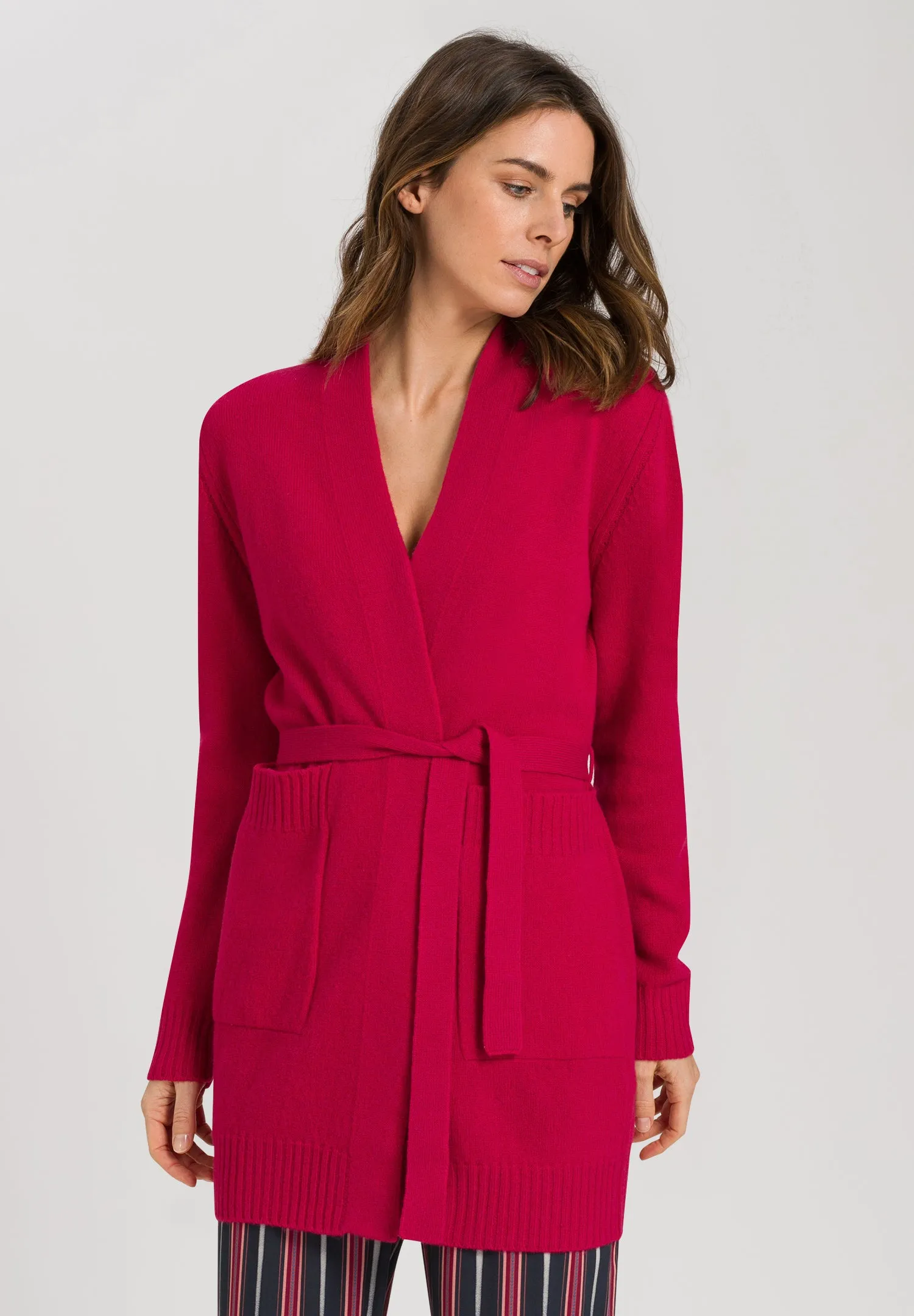 Knits Belted Cardigan | Pink Mimosa 78700-2310