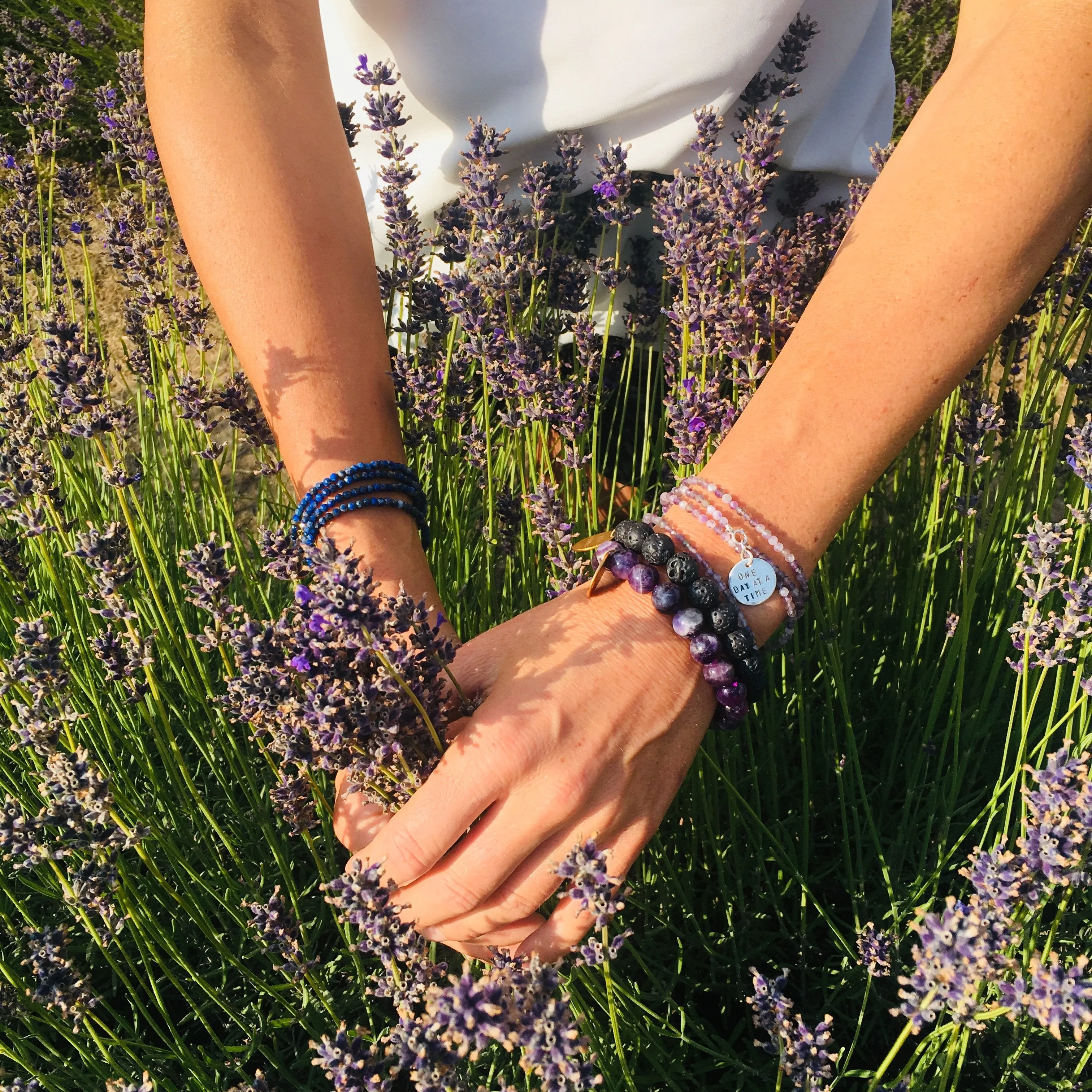 Lava Stone Bracelet for Calming Emotions