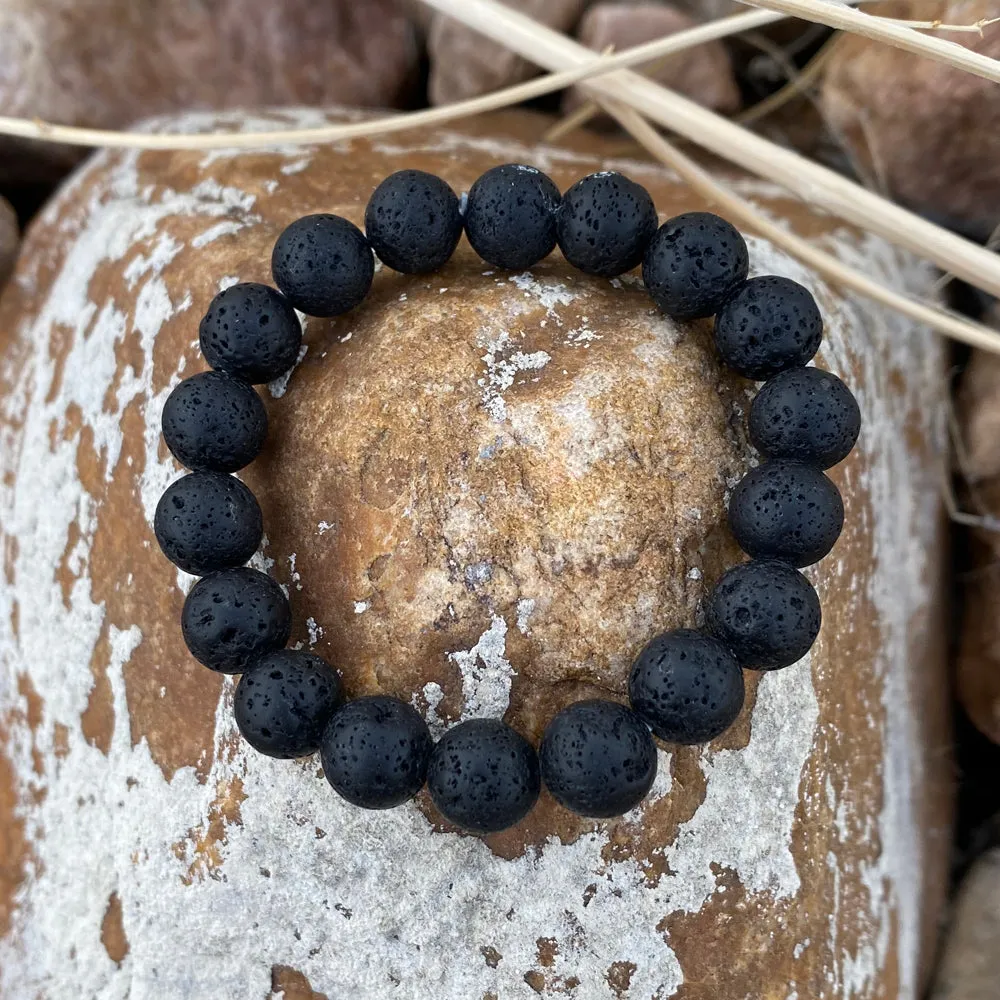 Lava Stone Bracelet for Calming Emotions