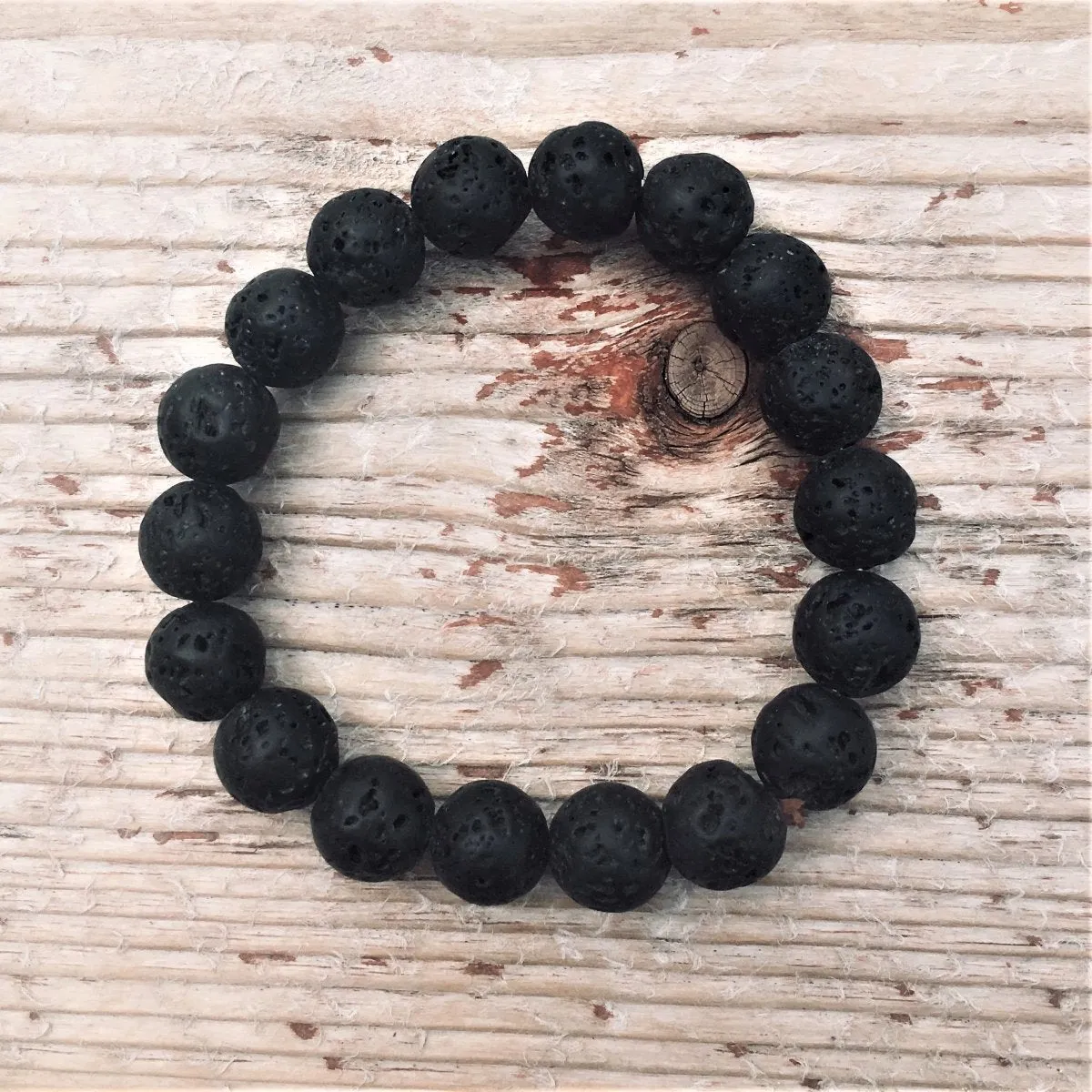 Lava Stone Bracelet for Calming Emotions