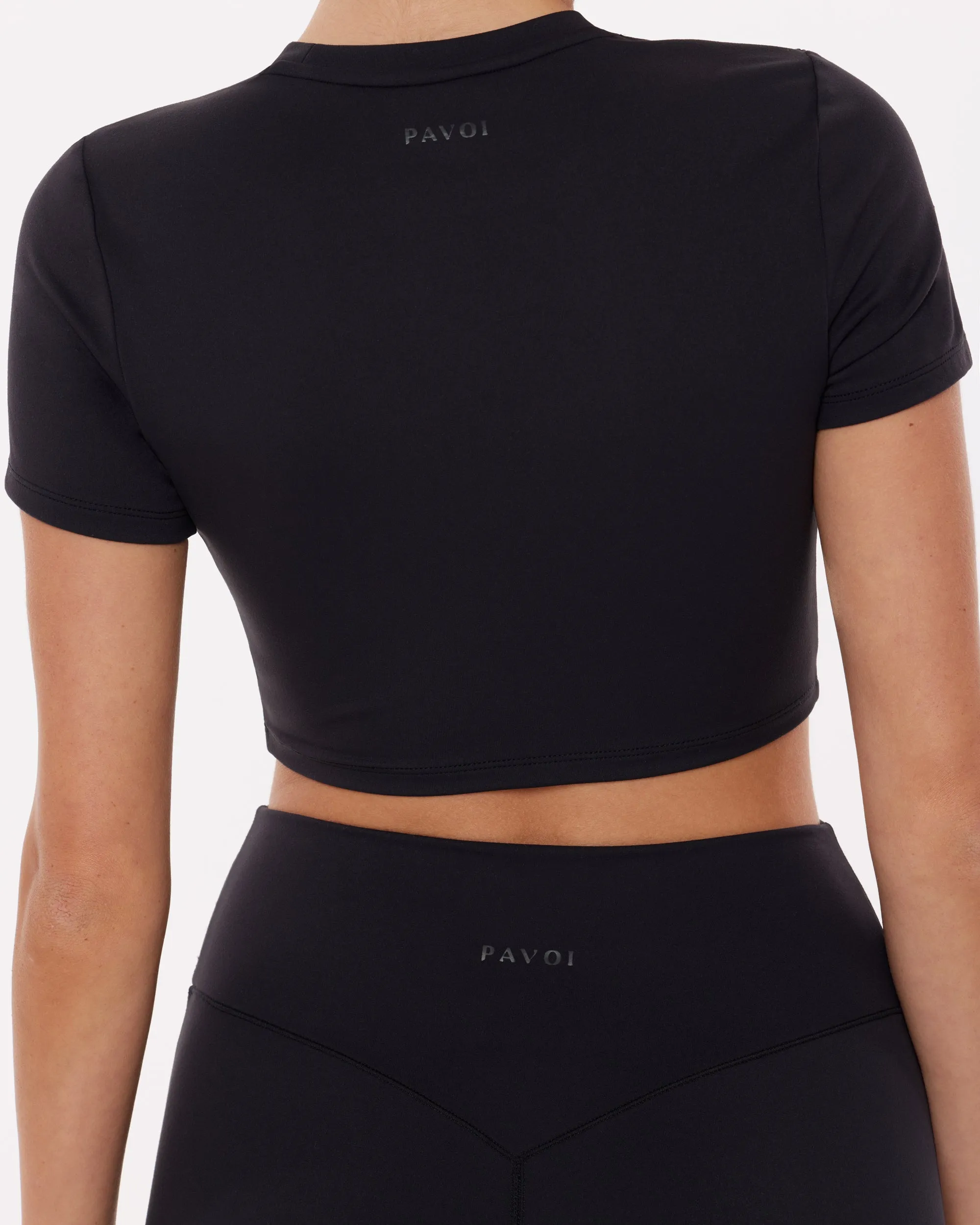 Lounge Athleisure Short Sleeve Crop T-Shirt