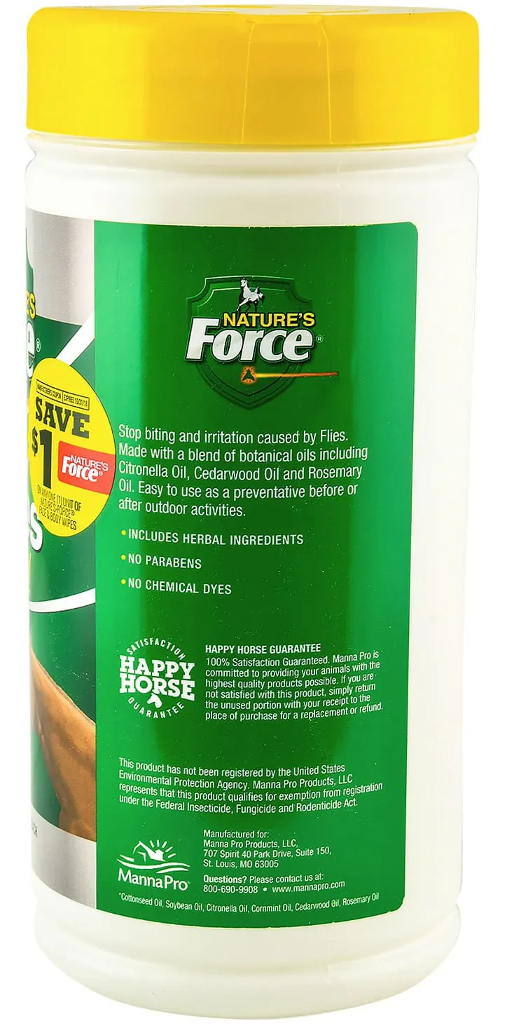 Nature's Force Face & Body Wipes