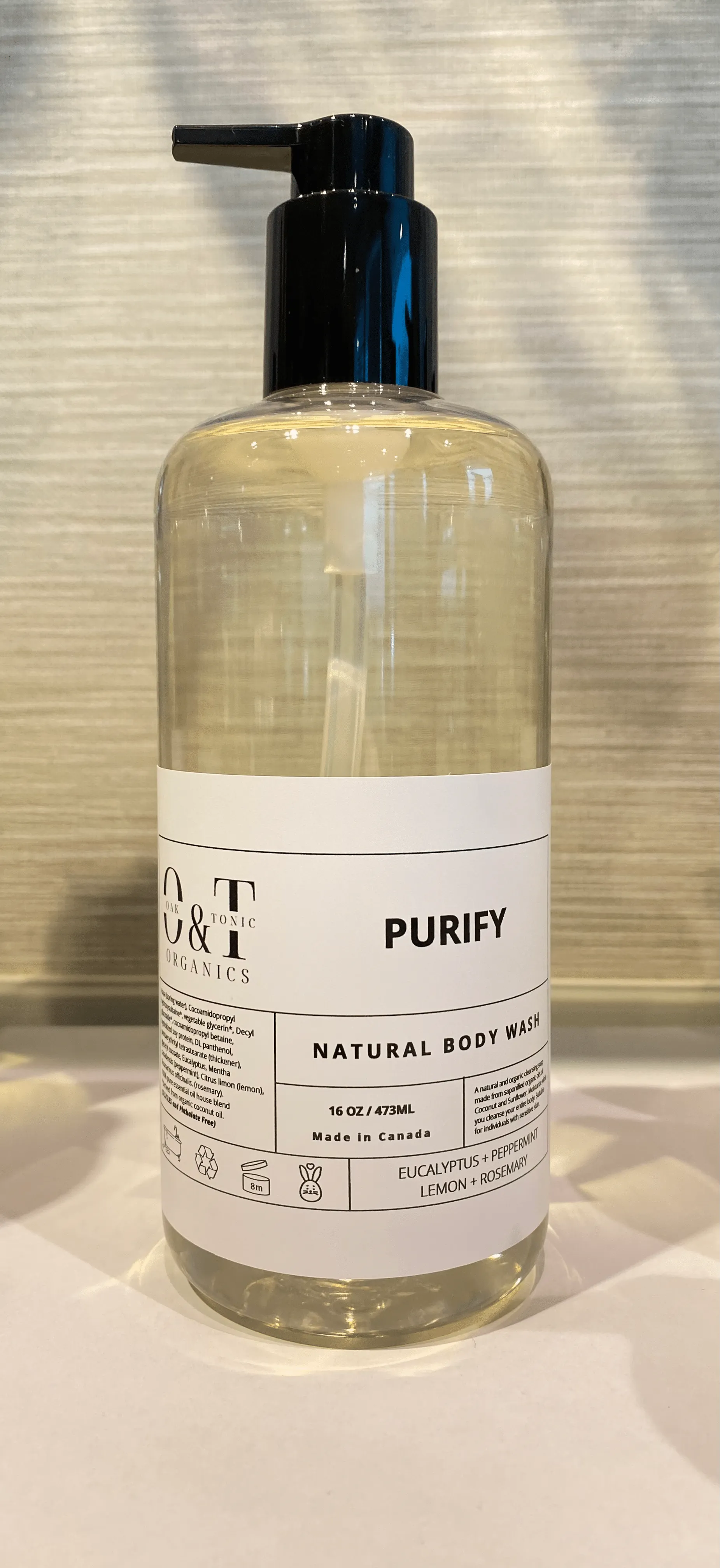 Oak & Tonic Organics | Purify Body Wash