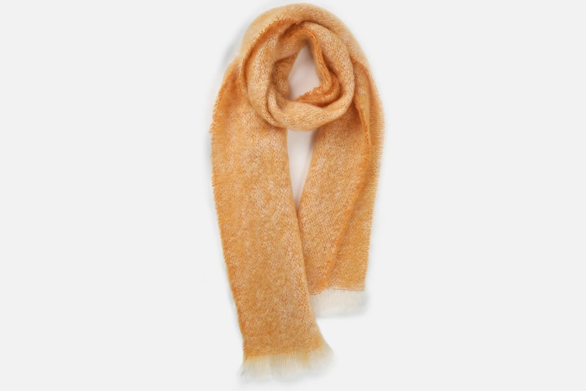 Ochre Mooneen Mohair Scarf