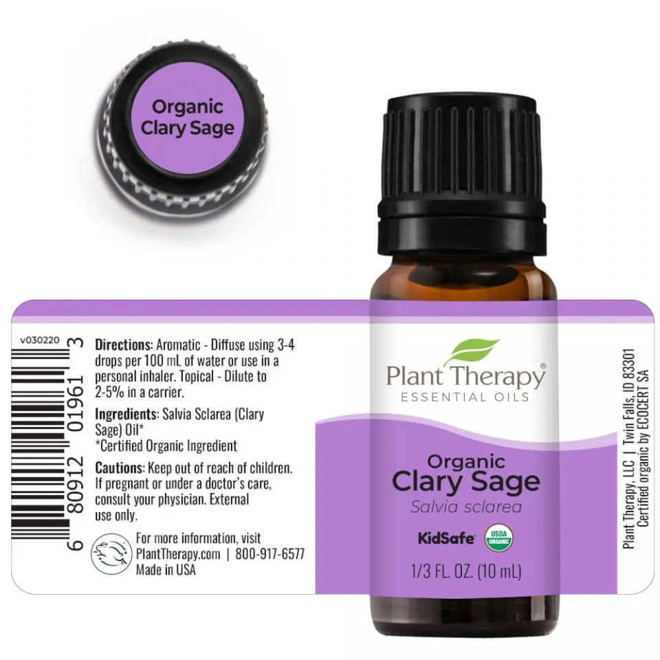 Organic Clary Sage Essential Oil