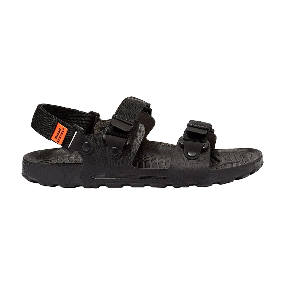 QUOC X RESTRAP SANDAL - BLACK