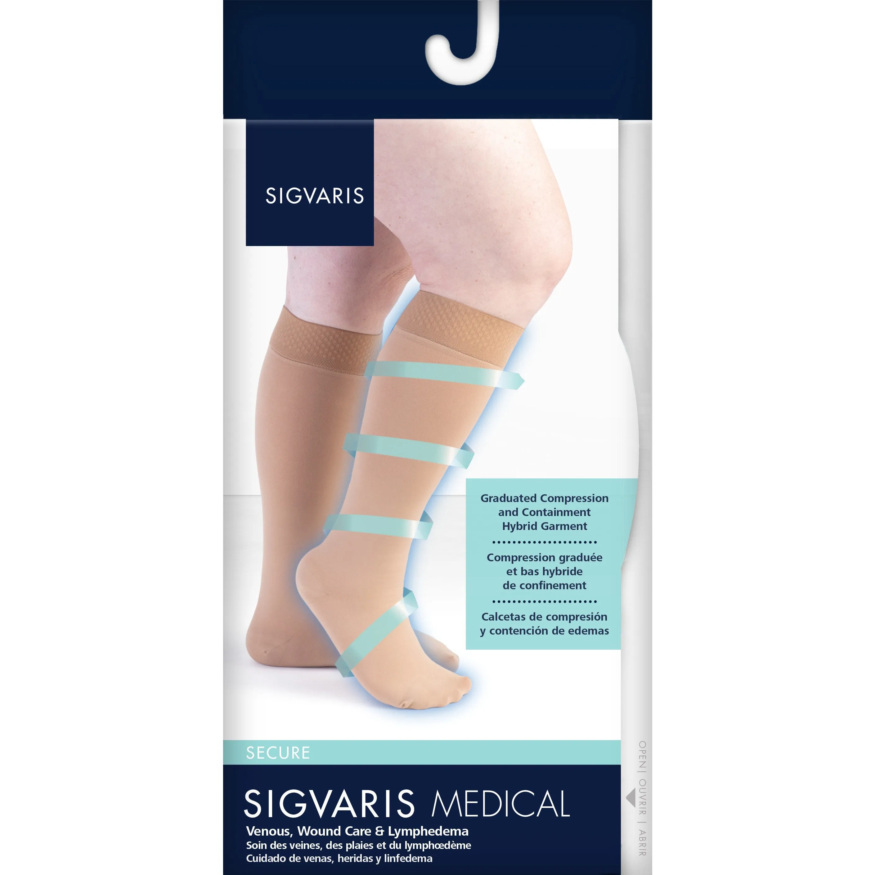 Sigvaris Secure Women's Knee High 40-50 mmHg