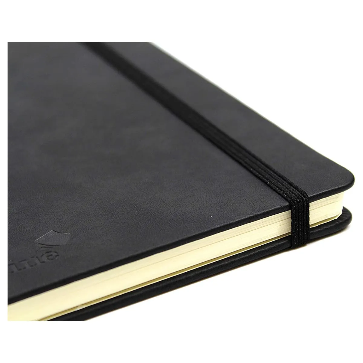 Silvine Executive Soft Feel A6 Black Pocket Notebook 160 Pages Lined (2 Pack)