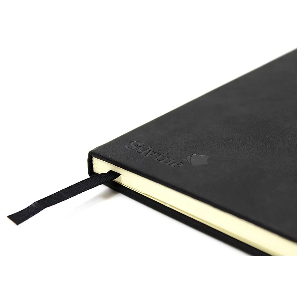 Silvine Executive Soft Feel A6 Black Pocket Notebook 160 Pages Lined (2 Pack)