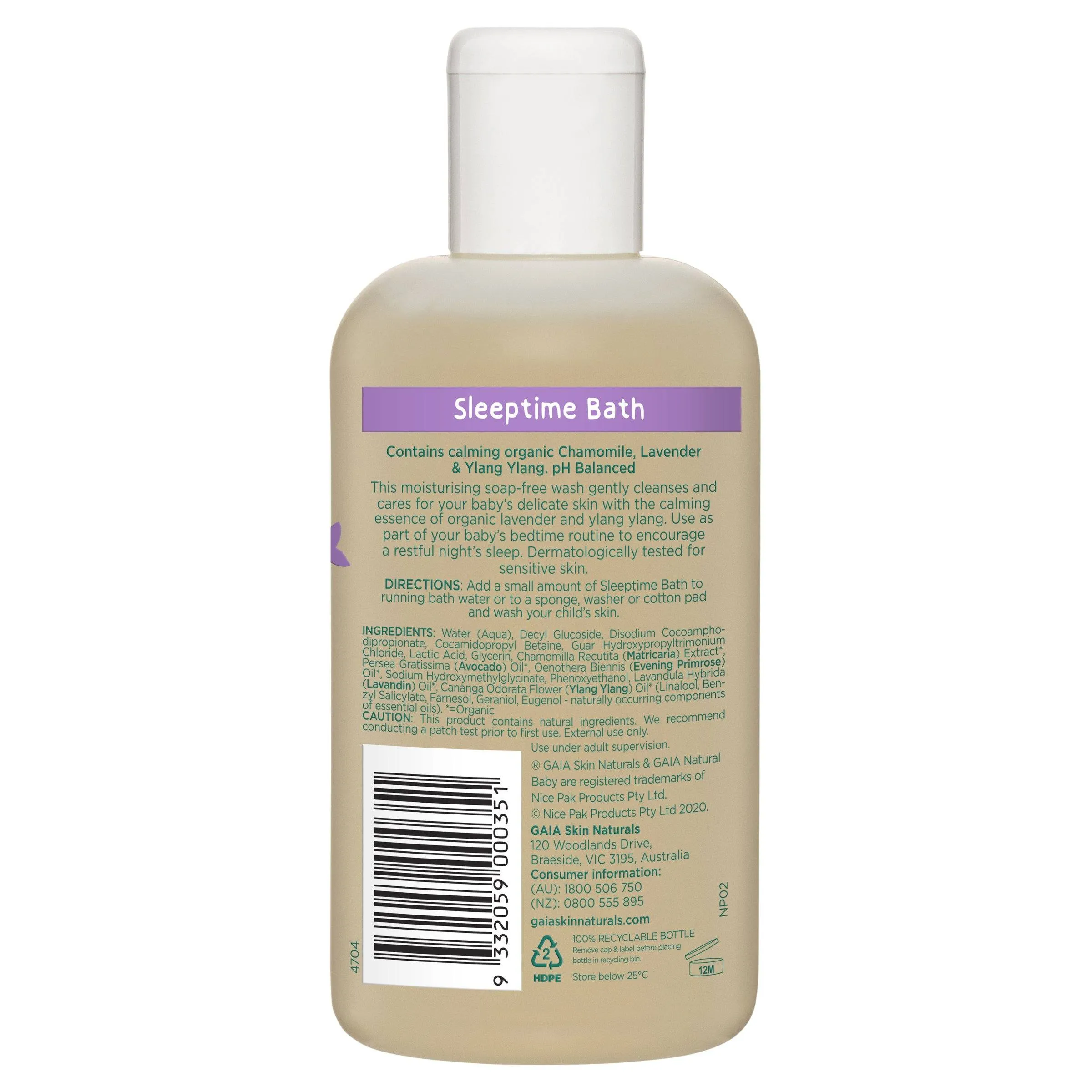 Sleeptime Bath 250ml