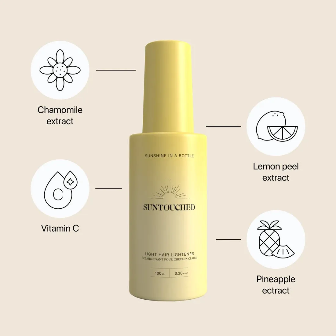 Suntouched Hair Lightener for Light Hair