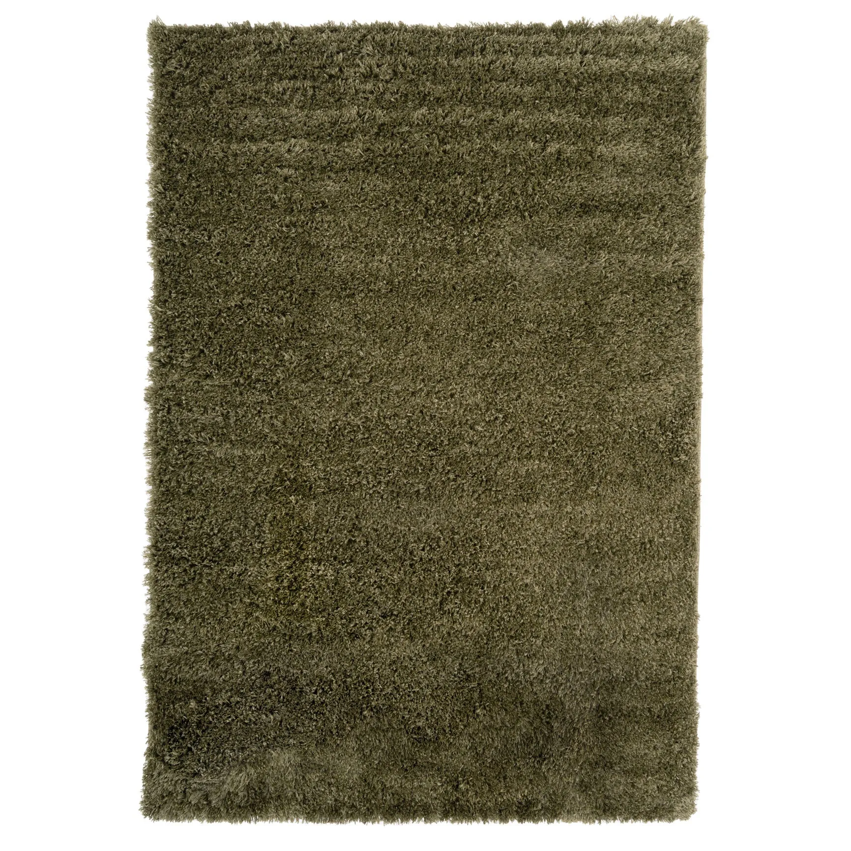 Super Soft Luxury Olive Green Shaggy Rug