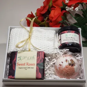 Sweet Roses Bath Gift Set