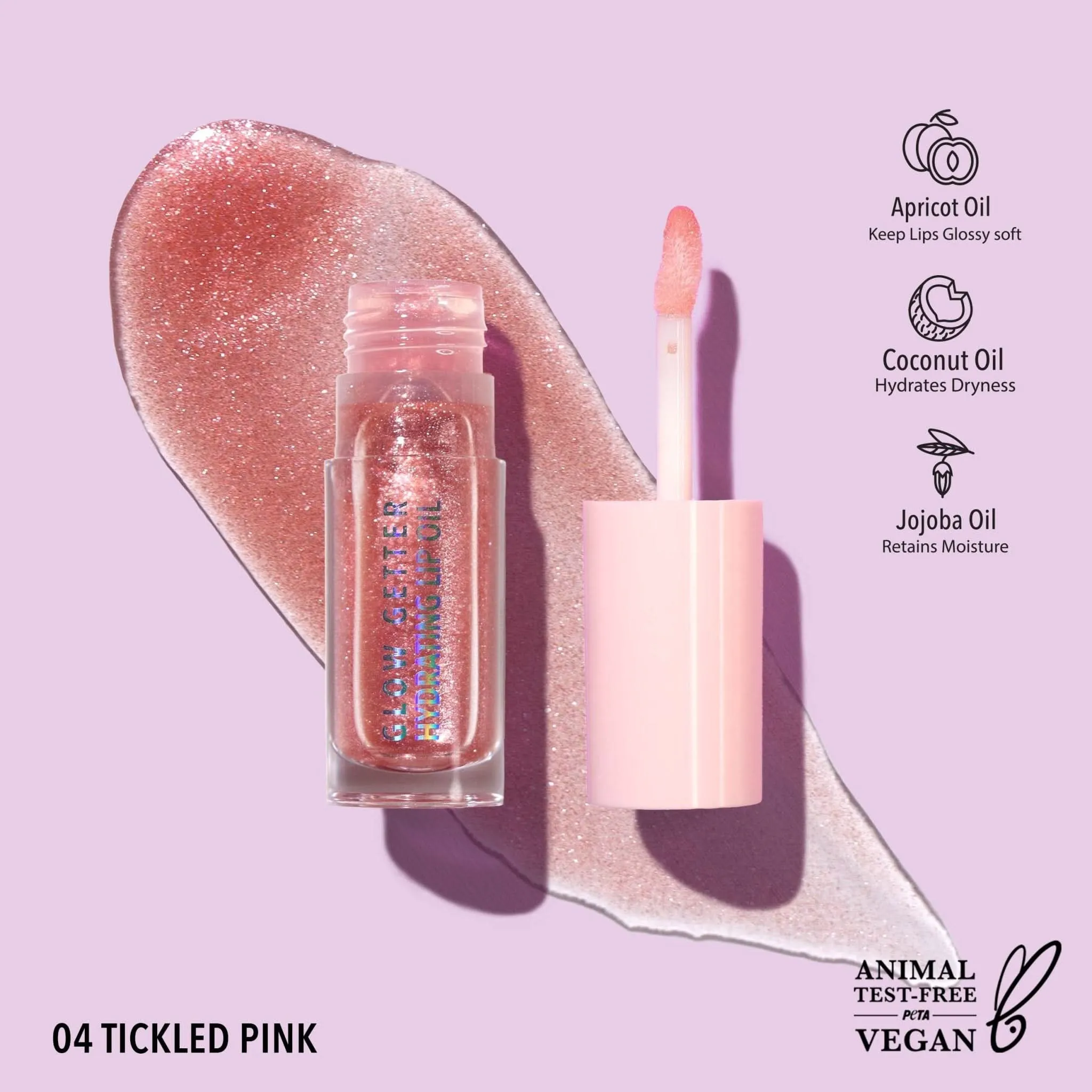 Tickled Pink Glow Getter Hydrating Lip Oil