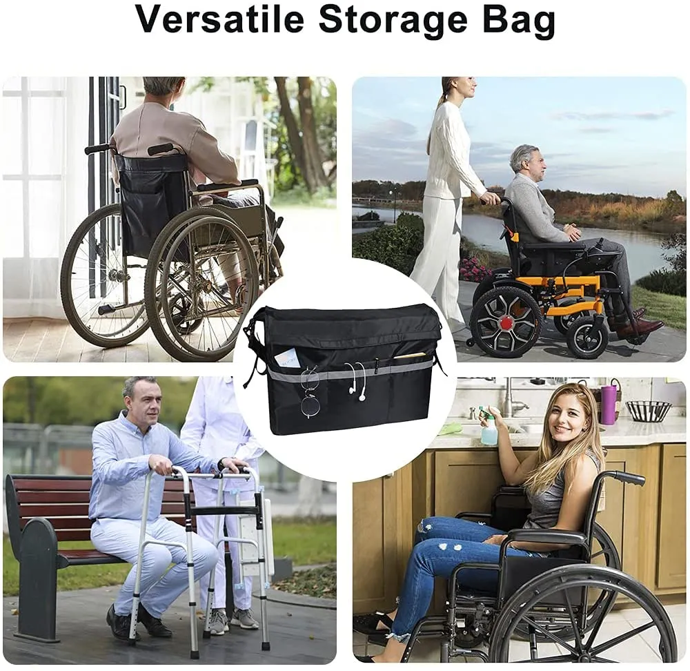 Wheelchair Bag with Secure Reflective Strip