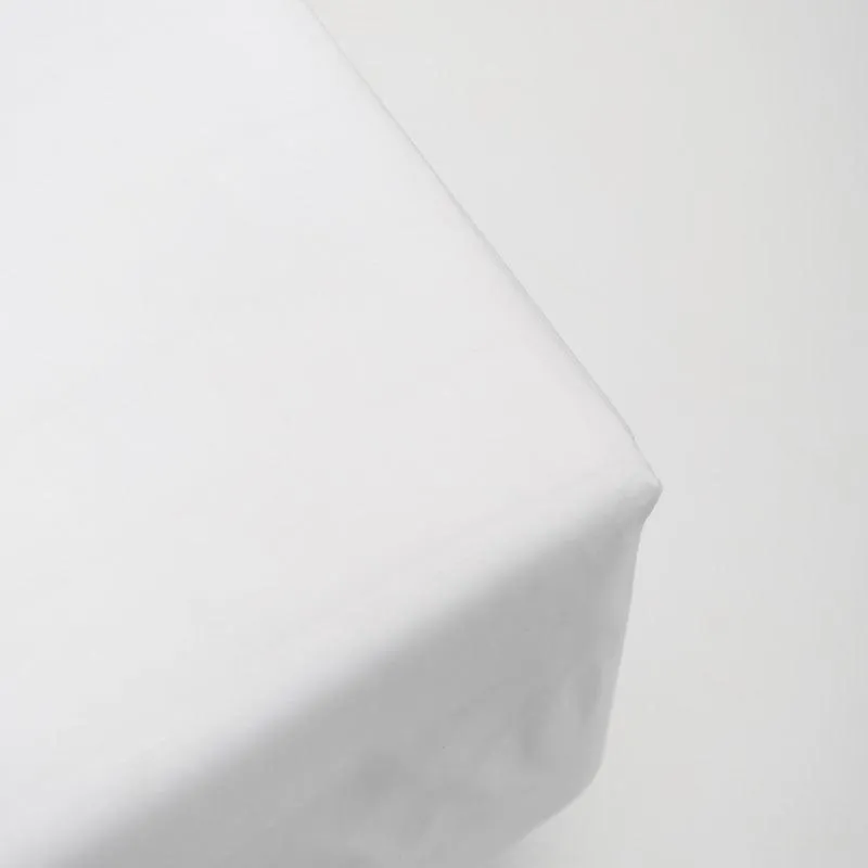 Whisper Soft 500 Thread Count Sateen Egyptian Cotton Fitted Sheet - White