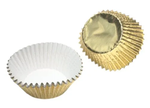 Wilton Gold Foil Standard Baking Cups, Package of 24