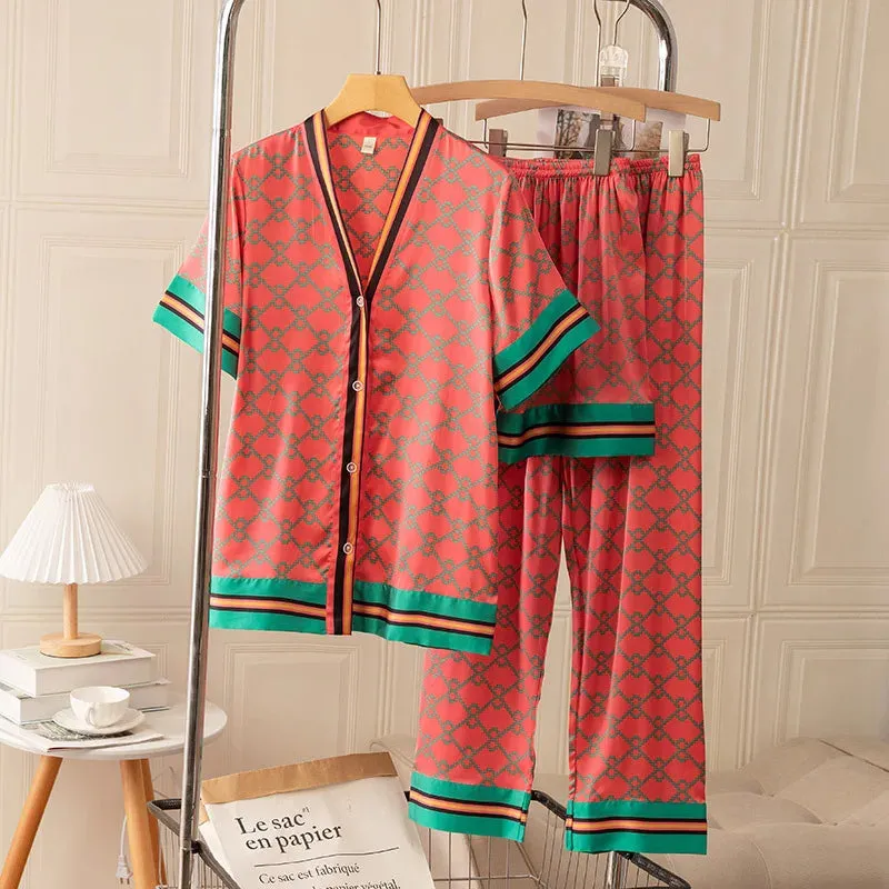 Women's Long-Sleeved Pyjamas Set