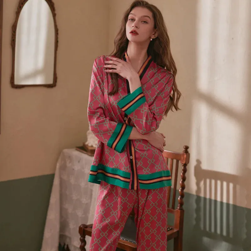 Women's Long-Sleeved Pyjamas Set