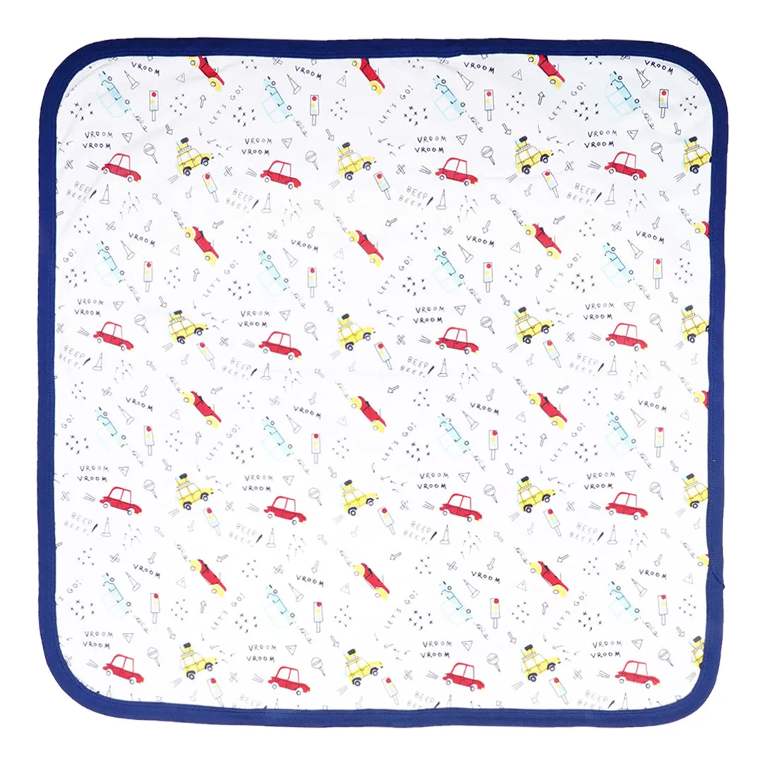 Zoomin' Cars hooded Swadle Sheet